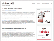 Tablet Screenshot of ciclismo2005.com